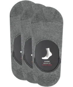 Step Medium Cut 3-Pack Herren Füßlinge