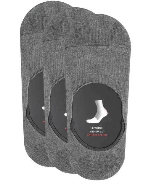 Step Medium Cut 3-Pack Herren Füßlinge