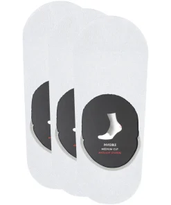 Step Medium Cut 3-Pack Herren Füßlinge