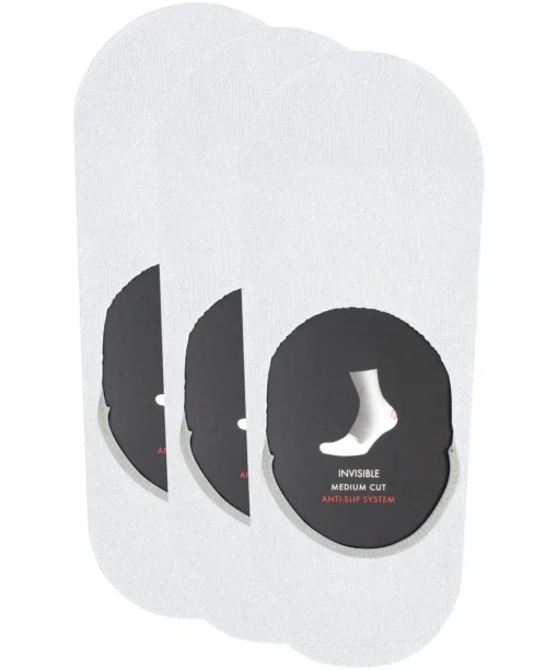 Step Medium Cut 3-Pack Herren Füßlinge
