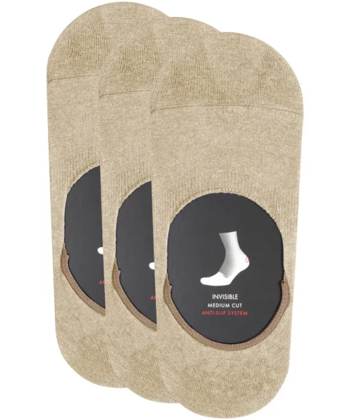 Step Medium Cut 3-Pack Herren Füßlinge