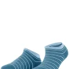 Stripe Shimmer Damen Sneakersocken