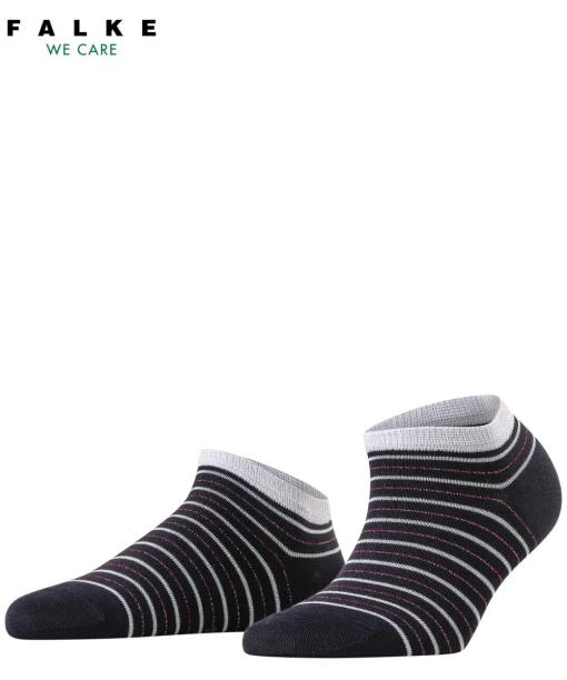 Stripe Shimmer Damen Sneakersocken