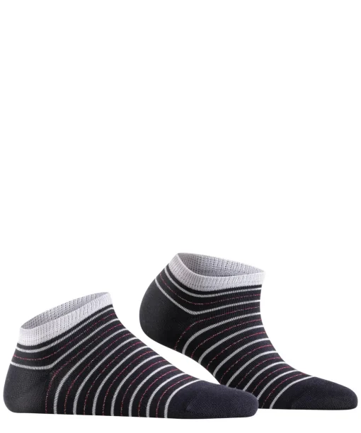 Stripe Shimmer Damen Sneakersocken