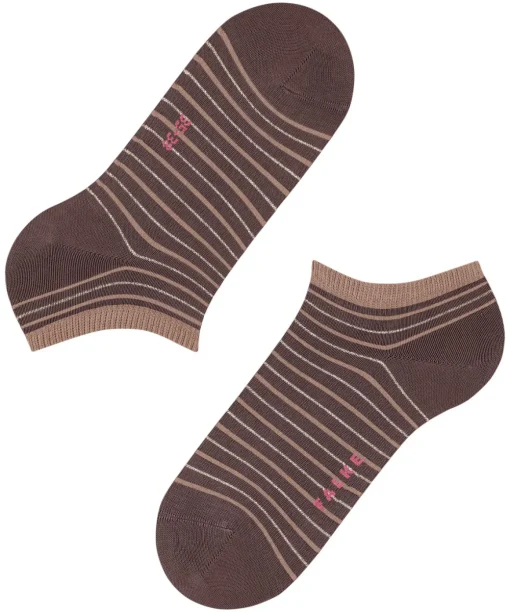 Stripe Shimmer Damen Sneakersocken