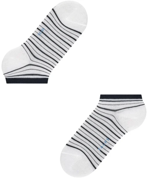 Stripe Shimmer Damen Sneakersocken
