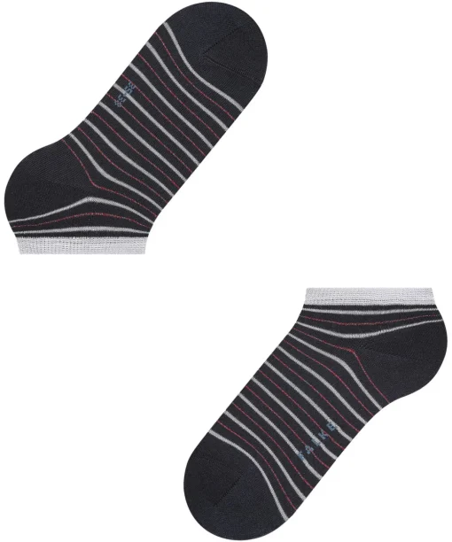 Stripe Shimmer Damen Sneakersocken
