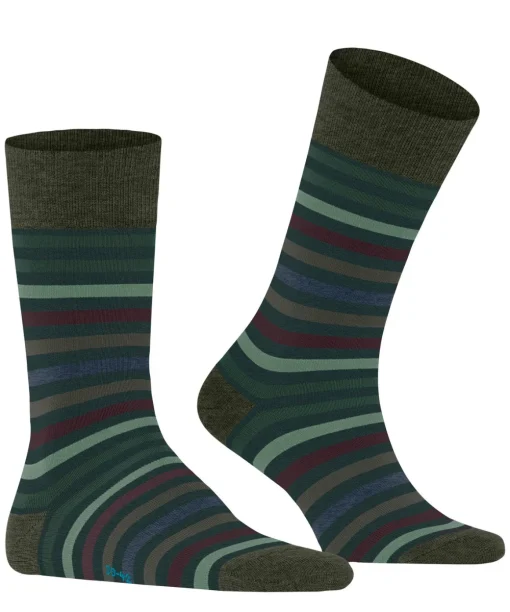 Tinted Stripe Herren Socken