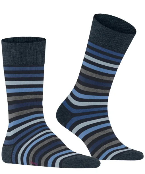 Tinted Stripe Herren Socken