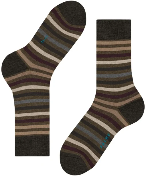 Tinted Stripe Herren Socken